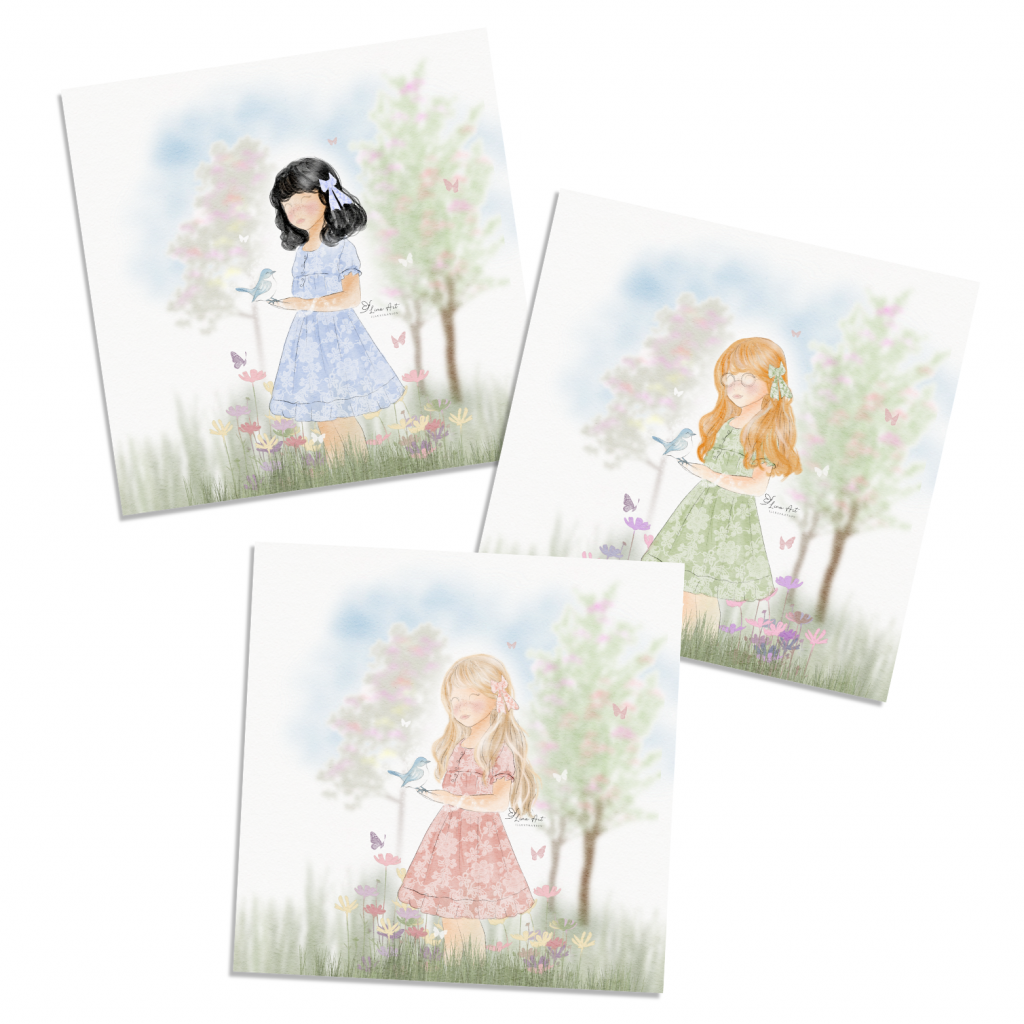 Illustration « petite fille »